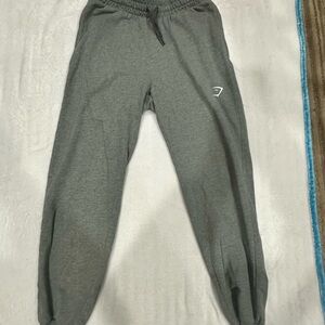Gymshark Light Gray Drawstring Sweatpants